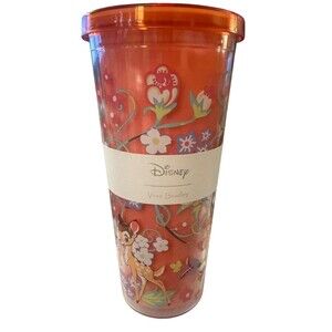 VERA BRADLEY DISNEY TUMBLER W/STRAW:NWT  BAMBI‎ New Pink